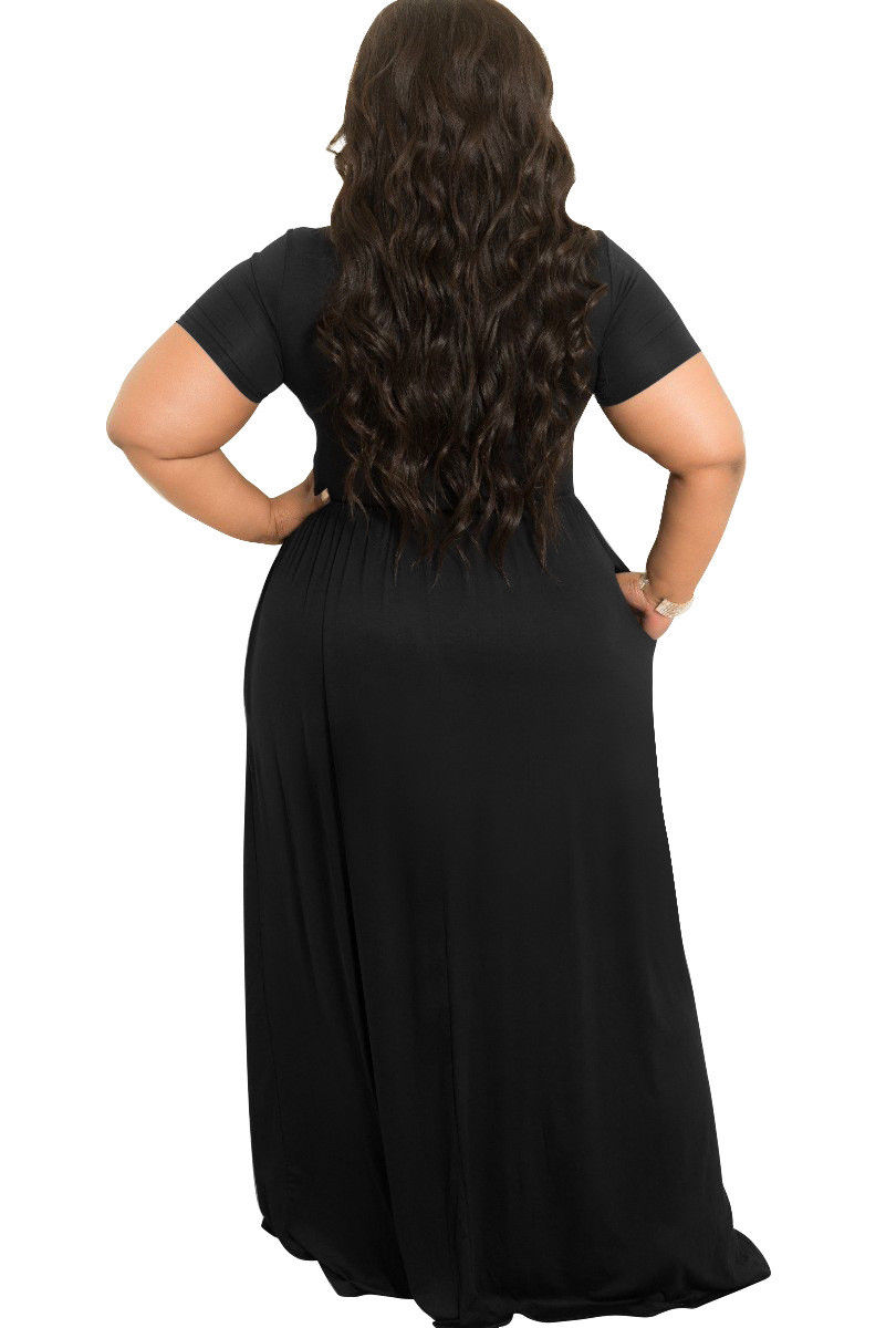 plus size flowing maxi dress