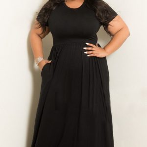 plus size flowing maxi dress