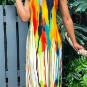 halter maxi sundress