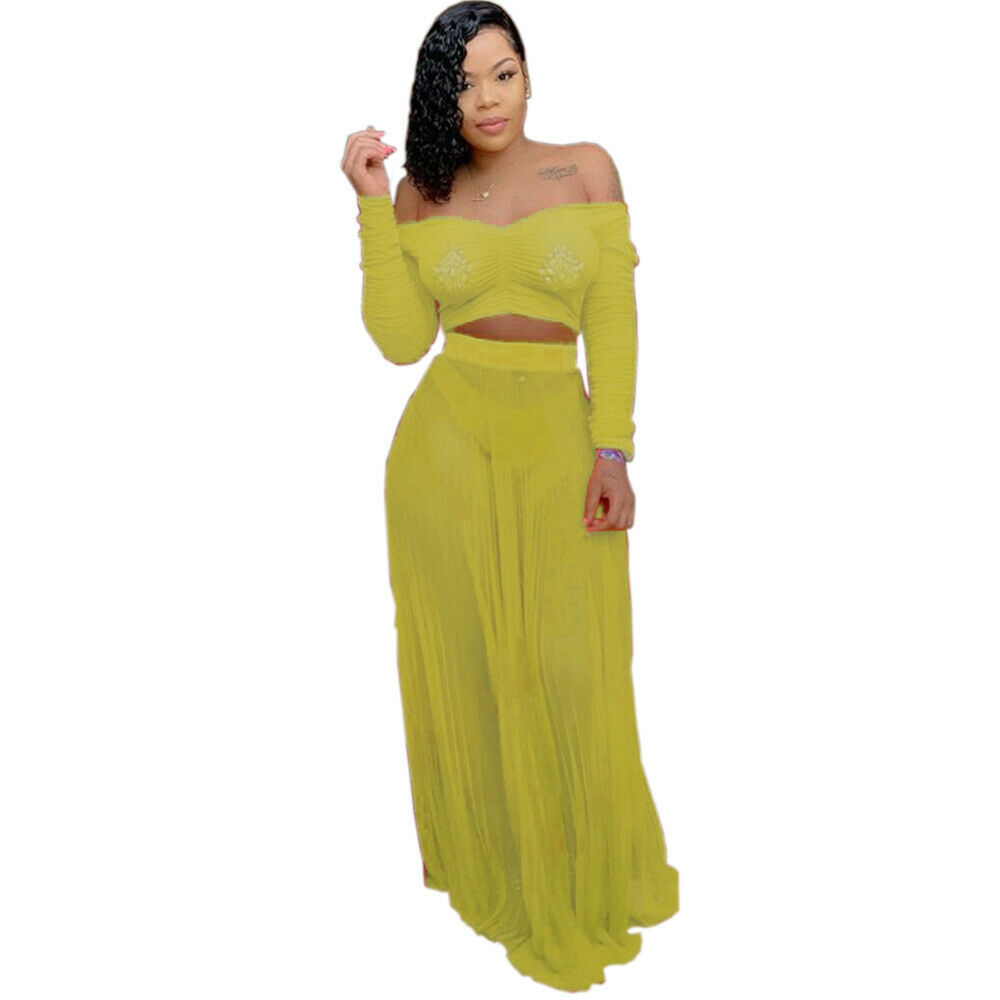 plus size crop top skirt set