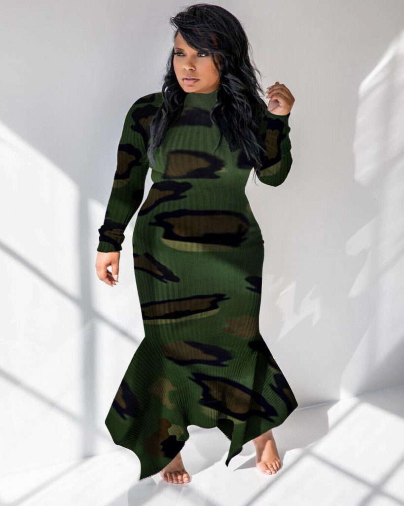 plus size camouflage jumpsuits